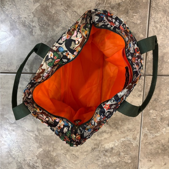 LeSportsac x Toki Doki Handbag - Cammo Playground Orange (Summer 2006) - Picture 4 of 6